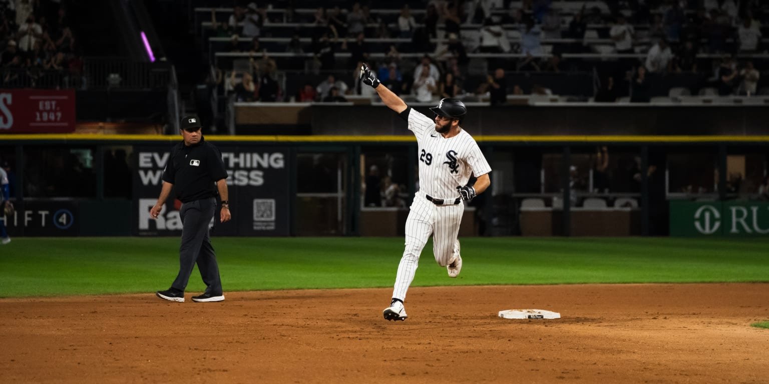 Tristan Peters rounds the bases for the Chicago White Sox