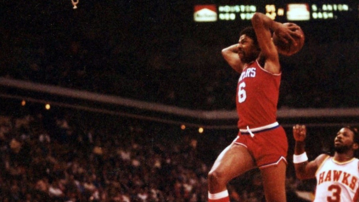 Julius Erving with the New York Nets