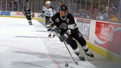 Wayne Gretzky with the Los Angeles Kings in 1993