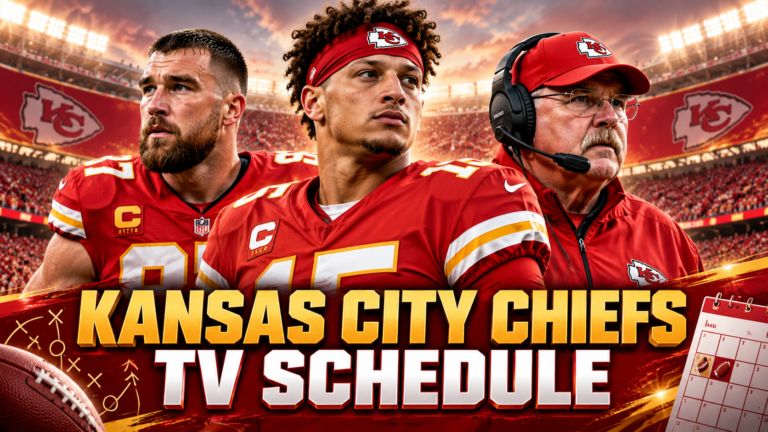 Kansas City Chiefs TV schedule with Travis Kelce, Patrick Mahomes and Andy Reid