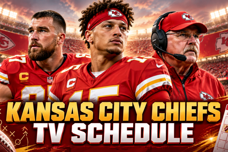 Kansas City Chiefs TV schedule with Travis Kelce, Patrick Mahomes and Andy Reid