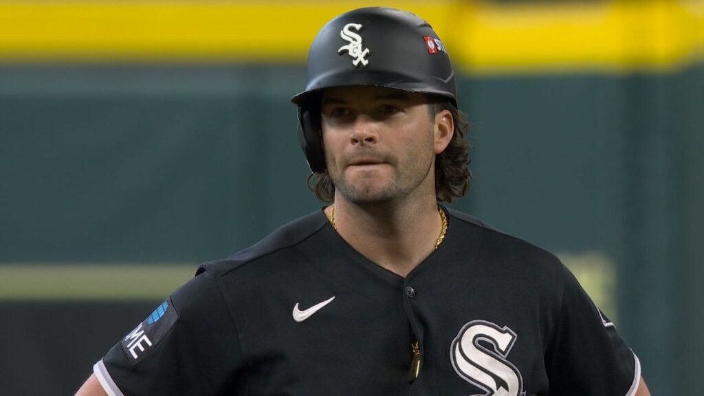 Andrew Benintendi during the first inning of White Sox–Astros Wild Card Game 2 on September 30, 2026