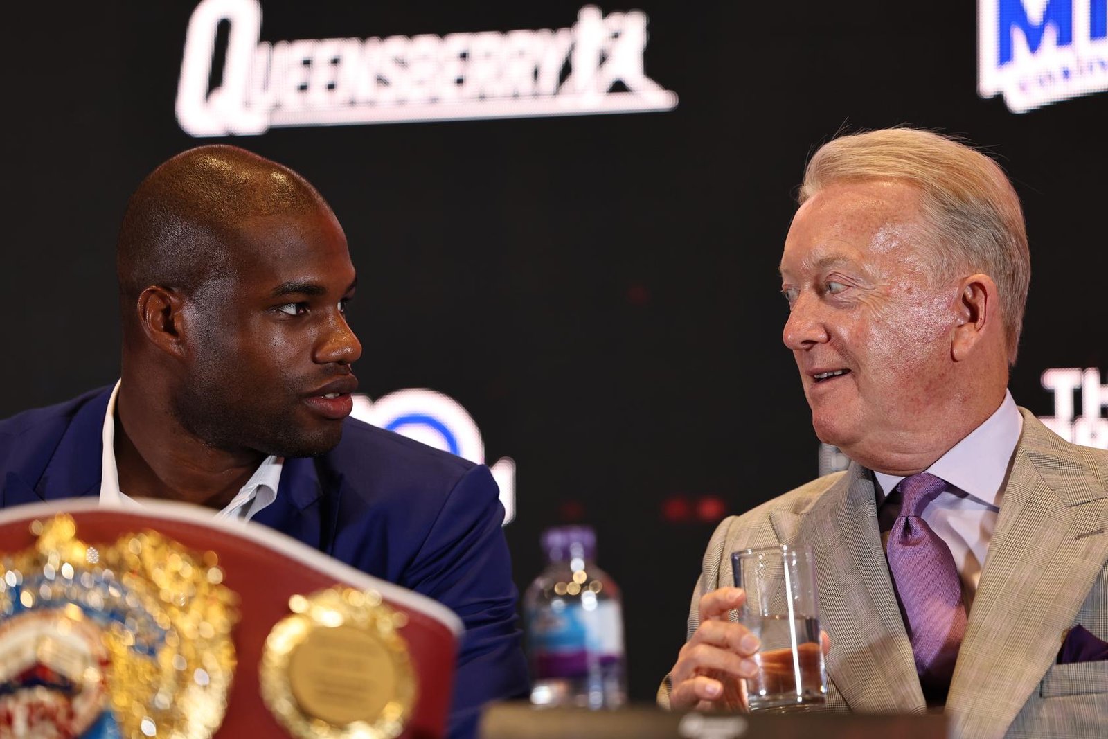 Daniel Dubois photographed for Queensberry’s rematch coverage