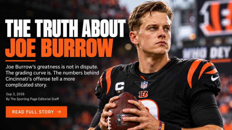 Joe Burrow, QB for the Cincinnati Bengals