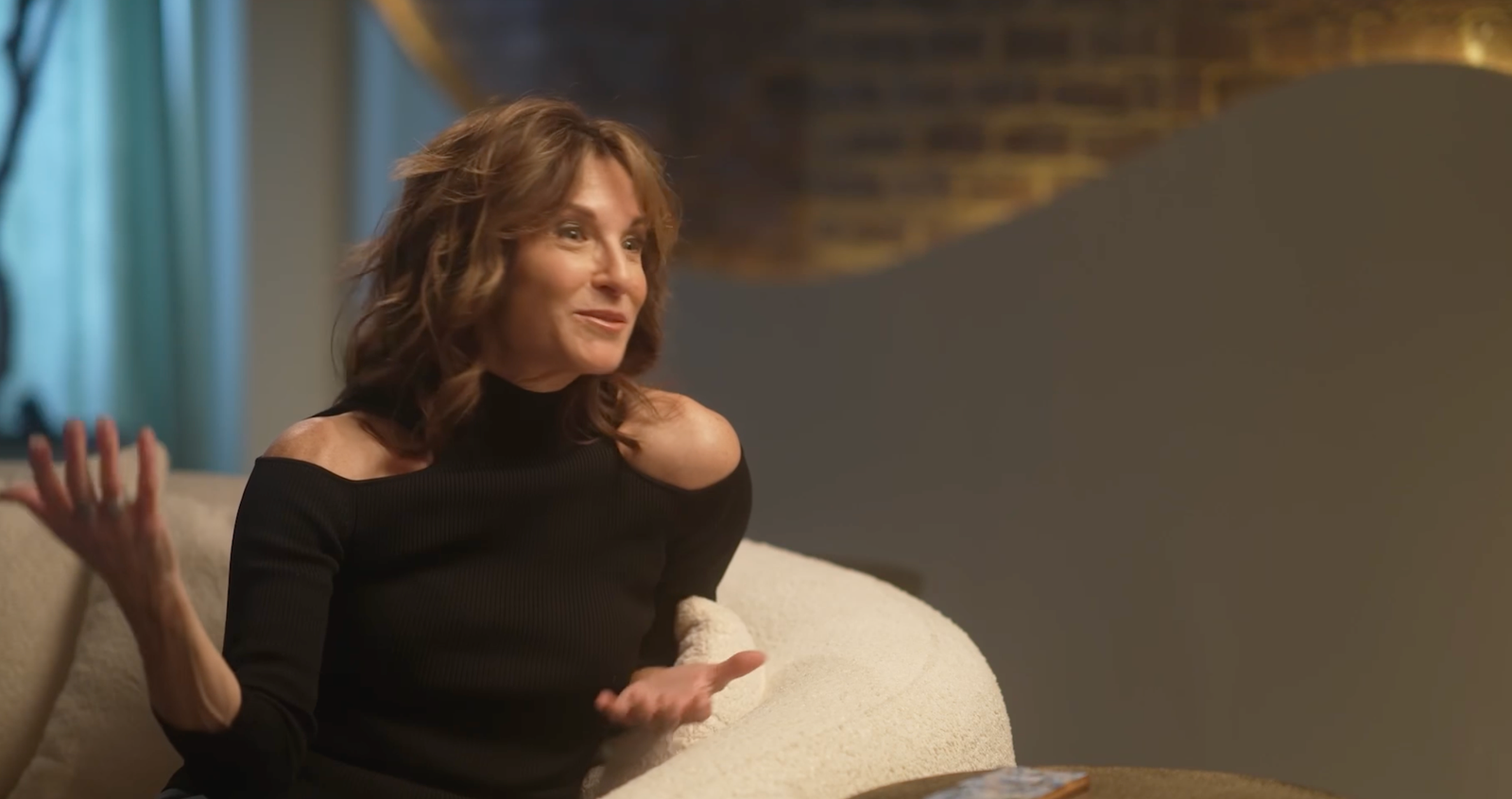 Suzy Kolber speaking during the Scripps Sports interview about her departure from ESPN.