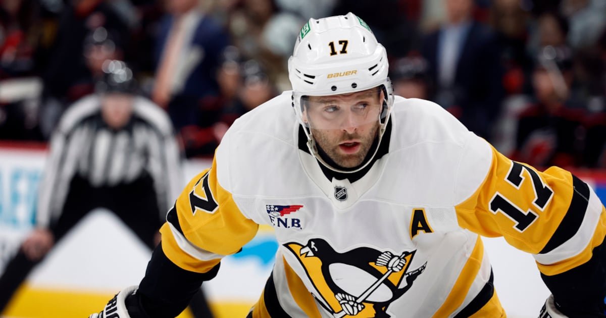 Bryan Rust during a game in Raleigh, North Carolina, on March 10, 2026.