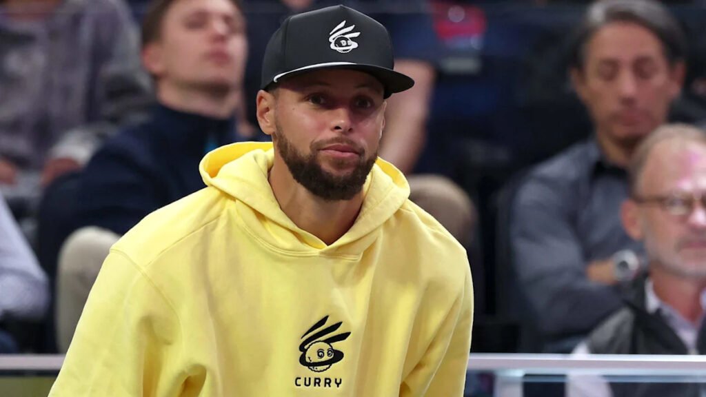 Stephen Curry attends a Golden State Valkyries game at Chase Center on August 17, 2026.