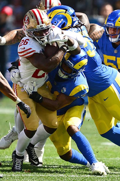Kaelon Black during San Francisco's Week 1 game