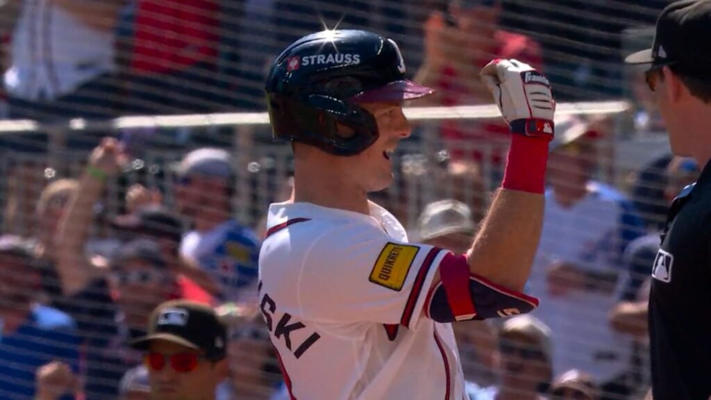 Mike Yastrzemski during the September 29, 2026 Wild Card opener against Philadelphia.