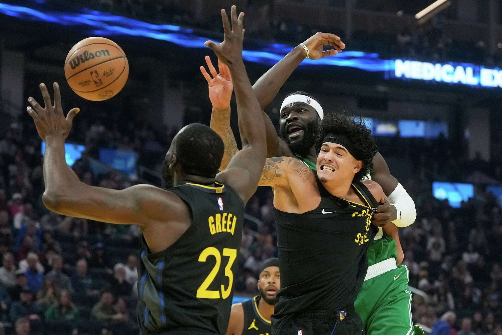 Draymond Green during a game against Boston.