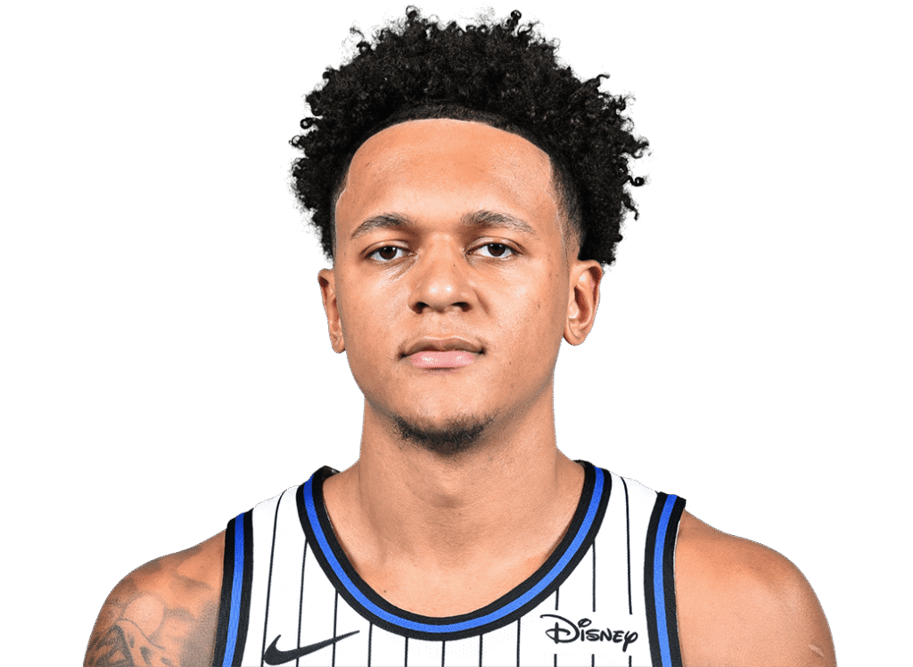 Paolo Banchero in the official Orlando Magic portrait linked from his current NBA player profile.