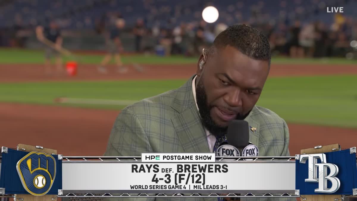 David Ortiz explains Tampa Bay’s ability to capitalize on a mistake during FOX’s Game 4 postgame show.