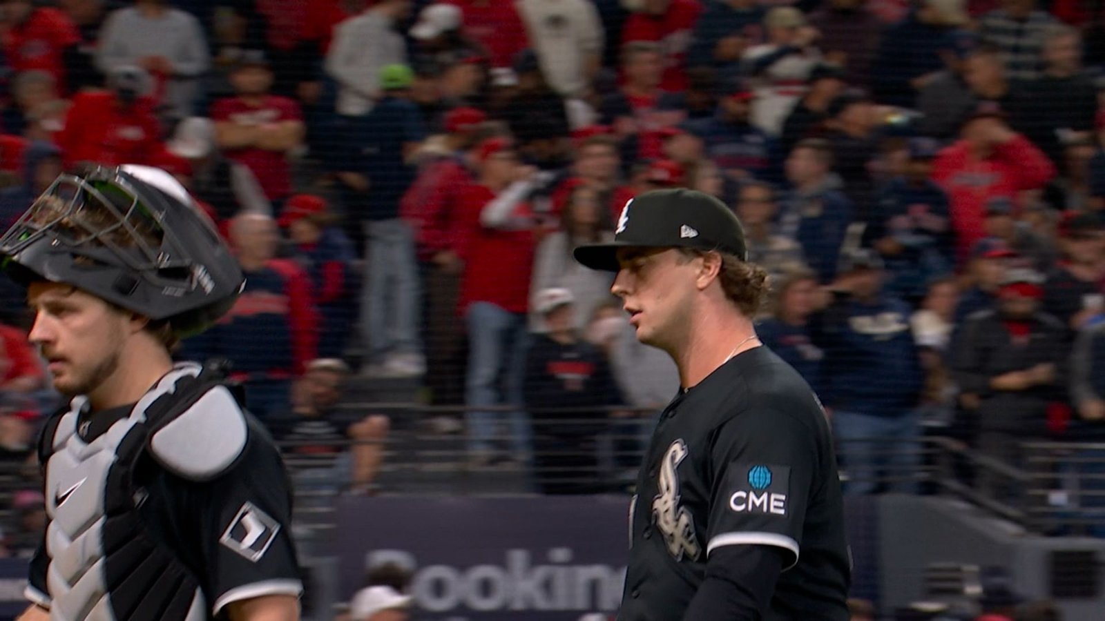 Grant Taylor during White Sox–Guardians ALDS Game 5 at Progressive Field on October 10, 2026