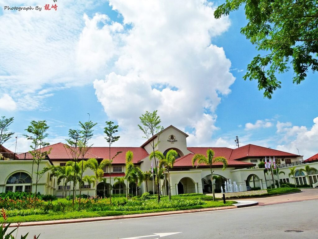 Kuala Lumpur Golf and Country Club seen across a lake in an October 2010 photograph.