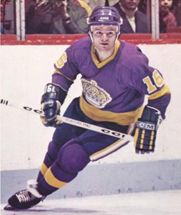 Marcel Dionne in a Los Angeles Kings portrait.