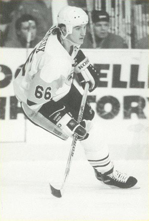 Mario Lemieux in a Pittsburgh Penguins portrait.