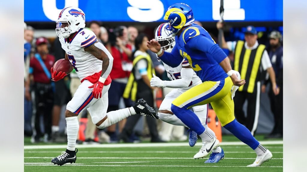 The Rams and Bills at SoFi Stadium on October 12, 2026