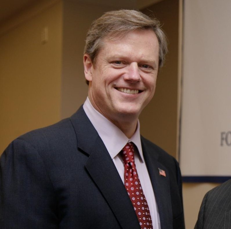 Charlie Baker in an archival portrait from 2010.