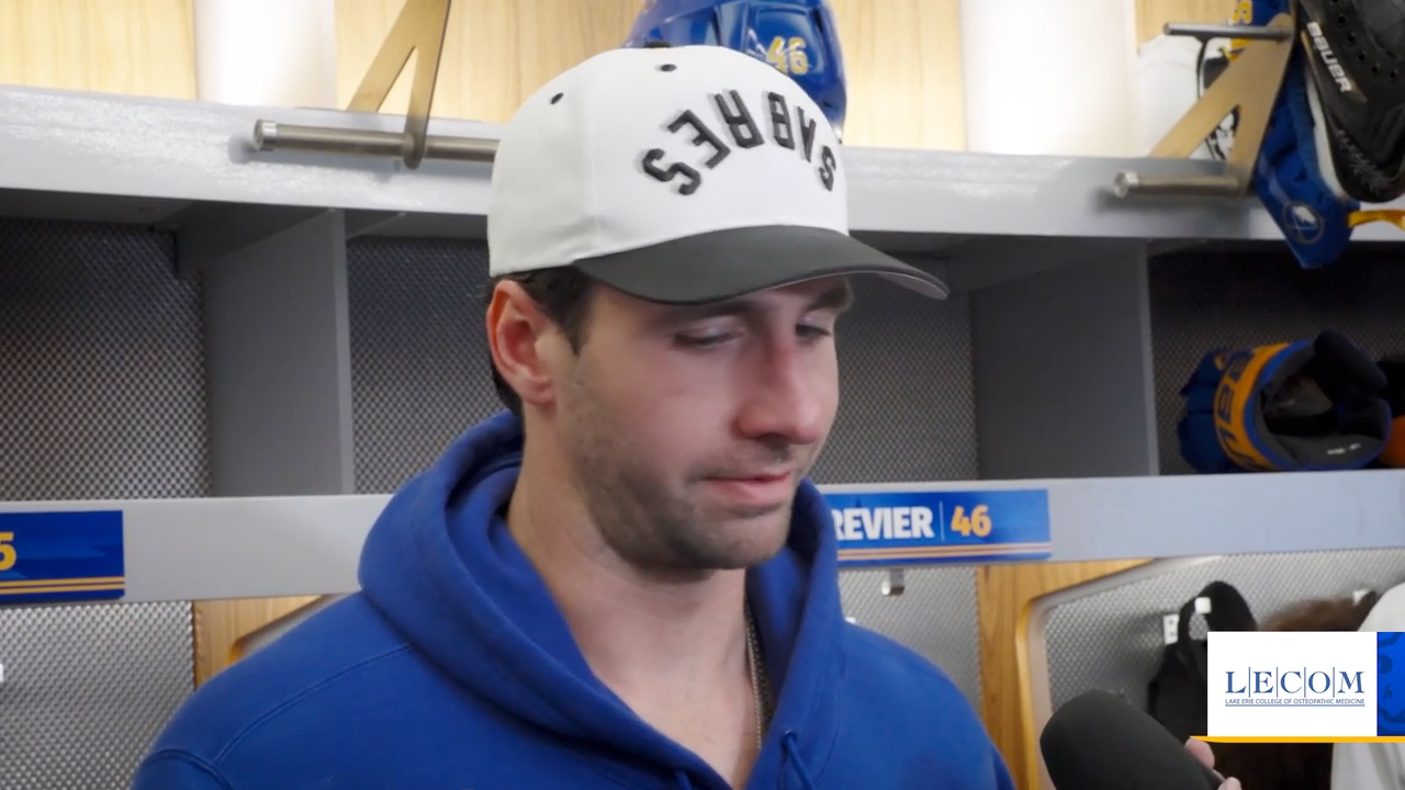 Mattias Samuelsson speaks after Buffalo’s September 30, 2026 practice