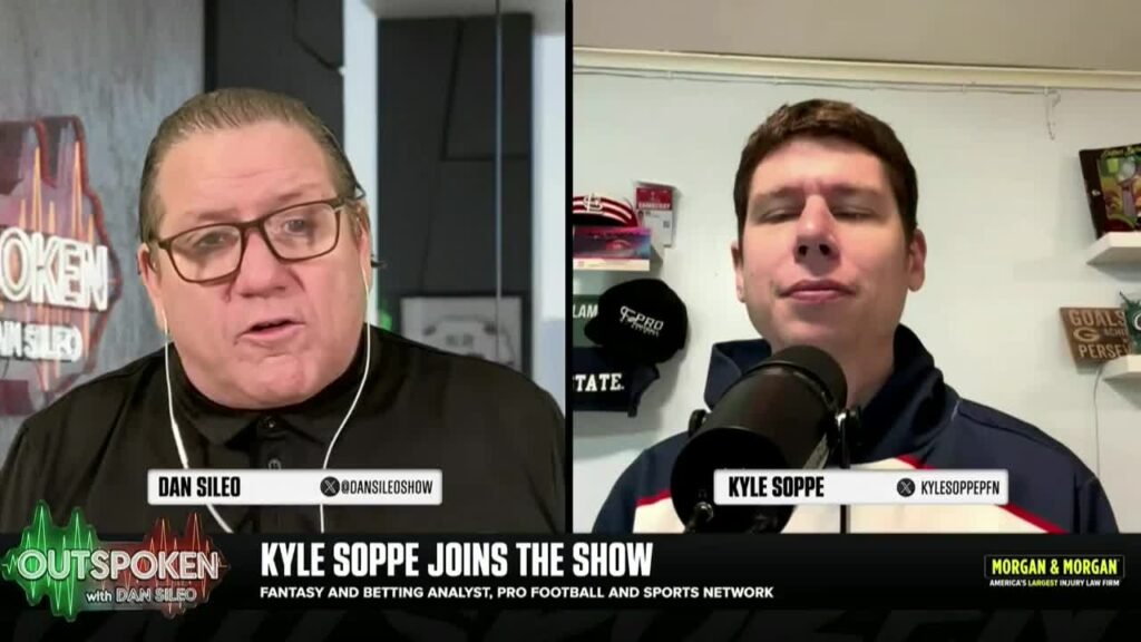 Dan Sileo and Kyle Soppe on SportsGrid’s Outspoken program during 2026 NFL Week 6 coverage.