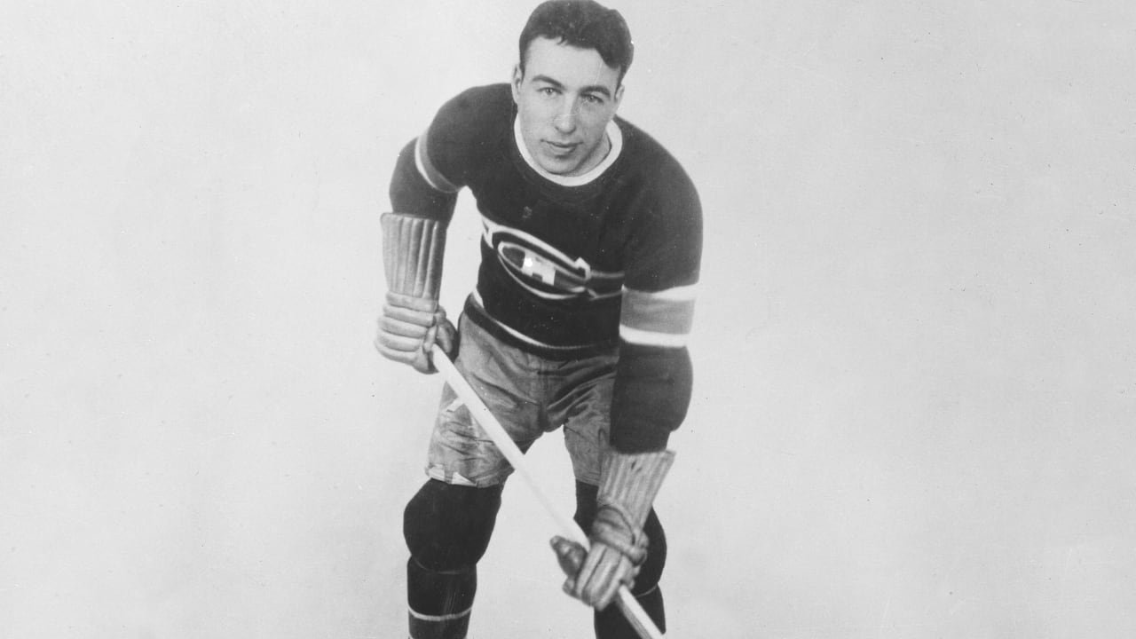 Toe Blake in an archival portrait published in the NHL’s 100 Greatest Players profile. The source does not identify the portrait’s capture date.