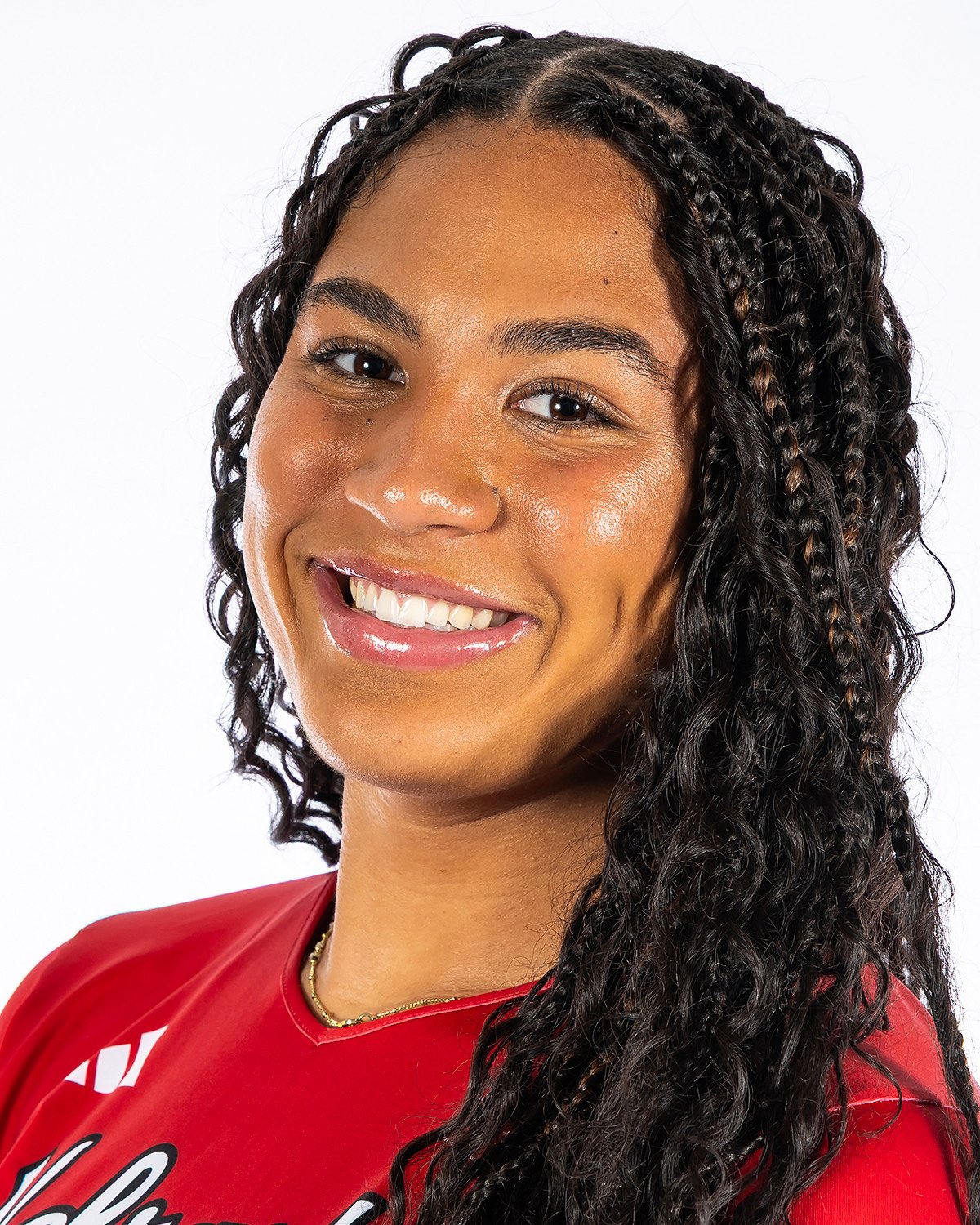 Nebraska outside hitter Teraya Sigler in her 2026 team portrait