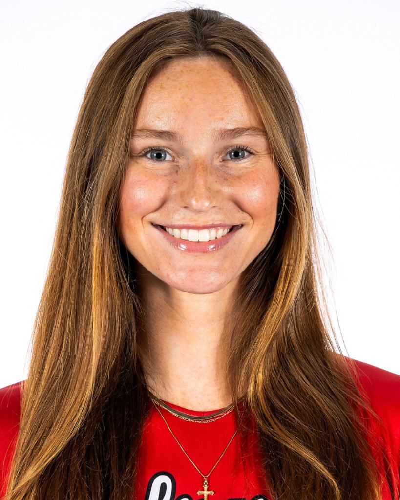 Nebraska setter Bergen Reilly in a posed photograph from July 28, 2026.