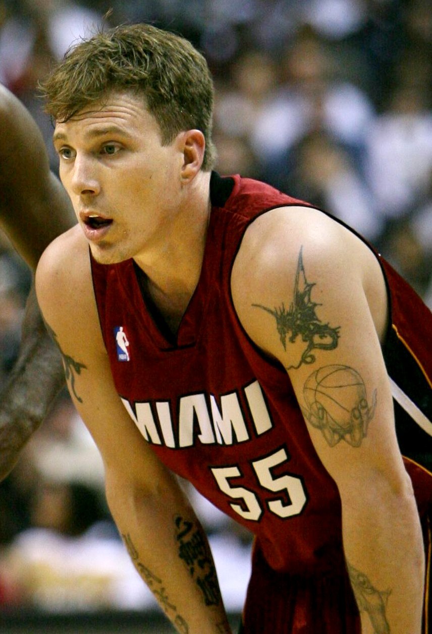 Jason Williams in a red Miami Heat jersey during a February 2007 game.