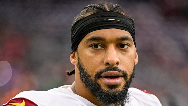 Montez Sweat with Washington in 2022.
