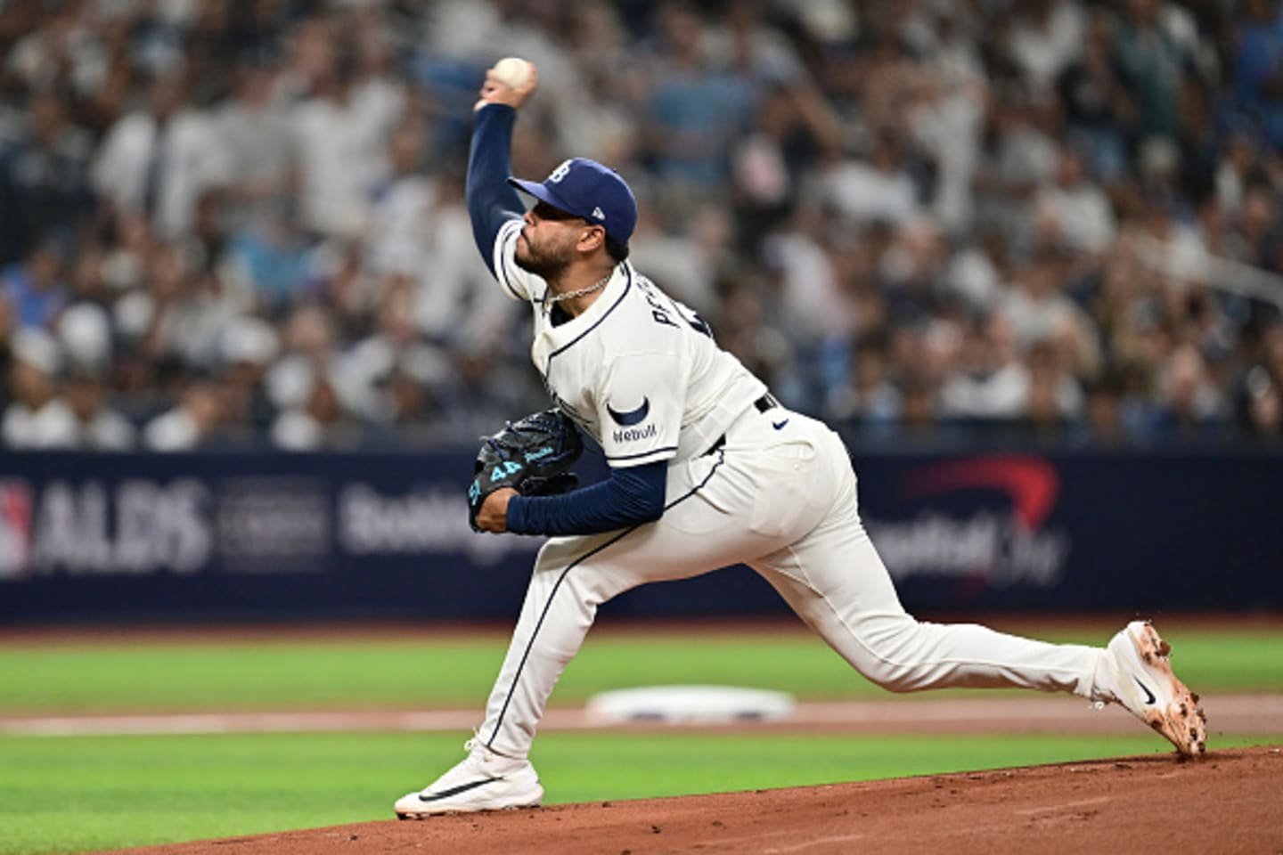 Freddy Peralta during ALDS Game 2 on October 5, 2026.