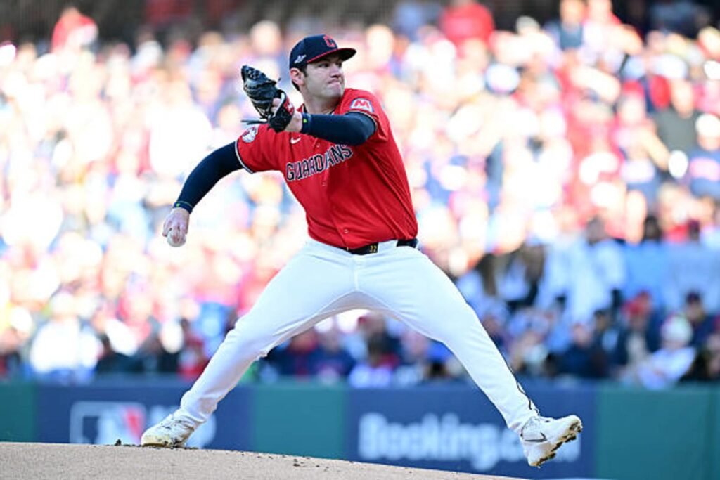 Gavin Williams during ALDS Game 2 on October 5, 2026.