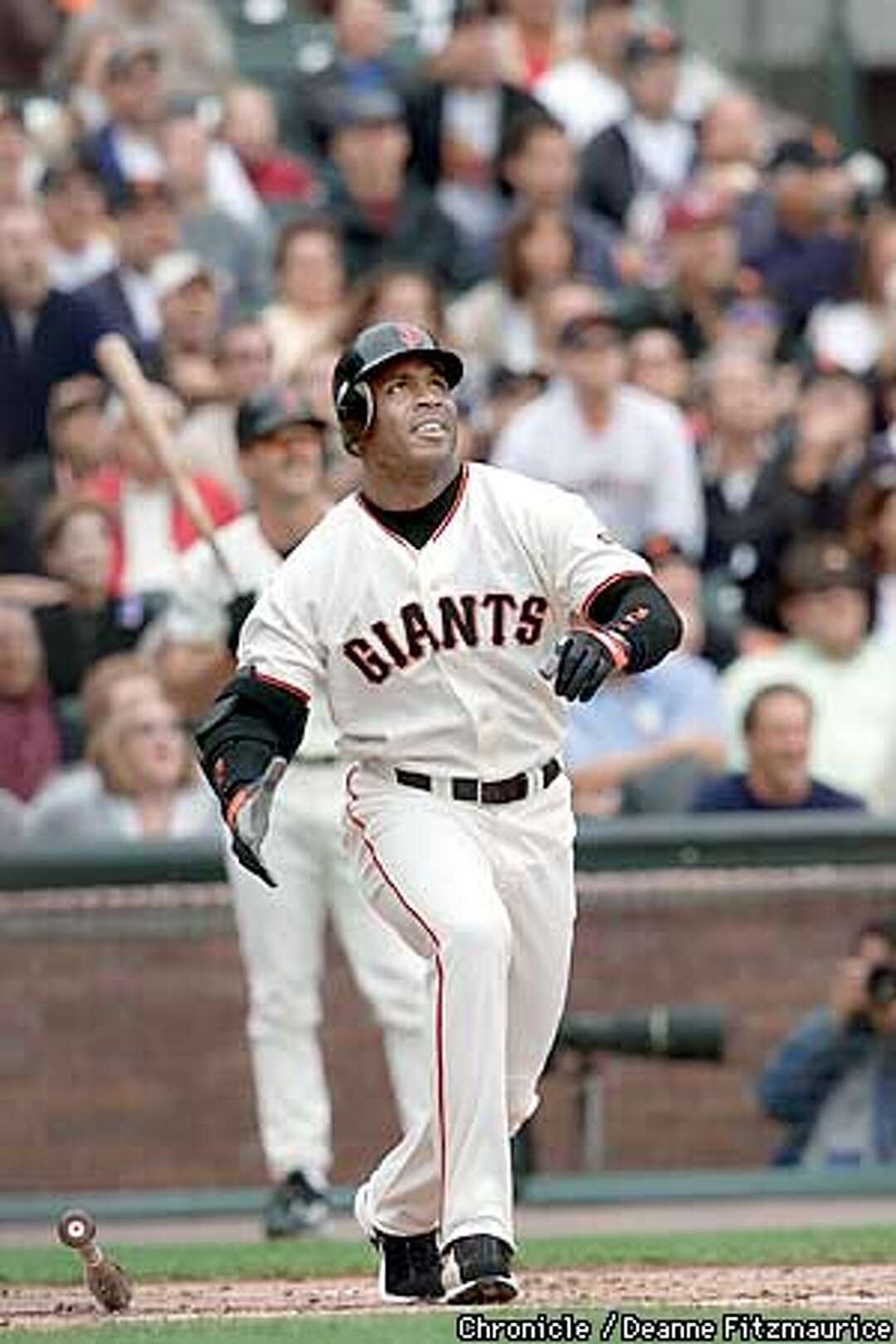 Bonds follows through on his 73rd home run