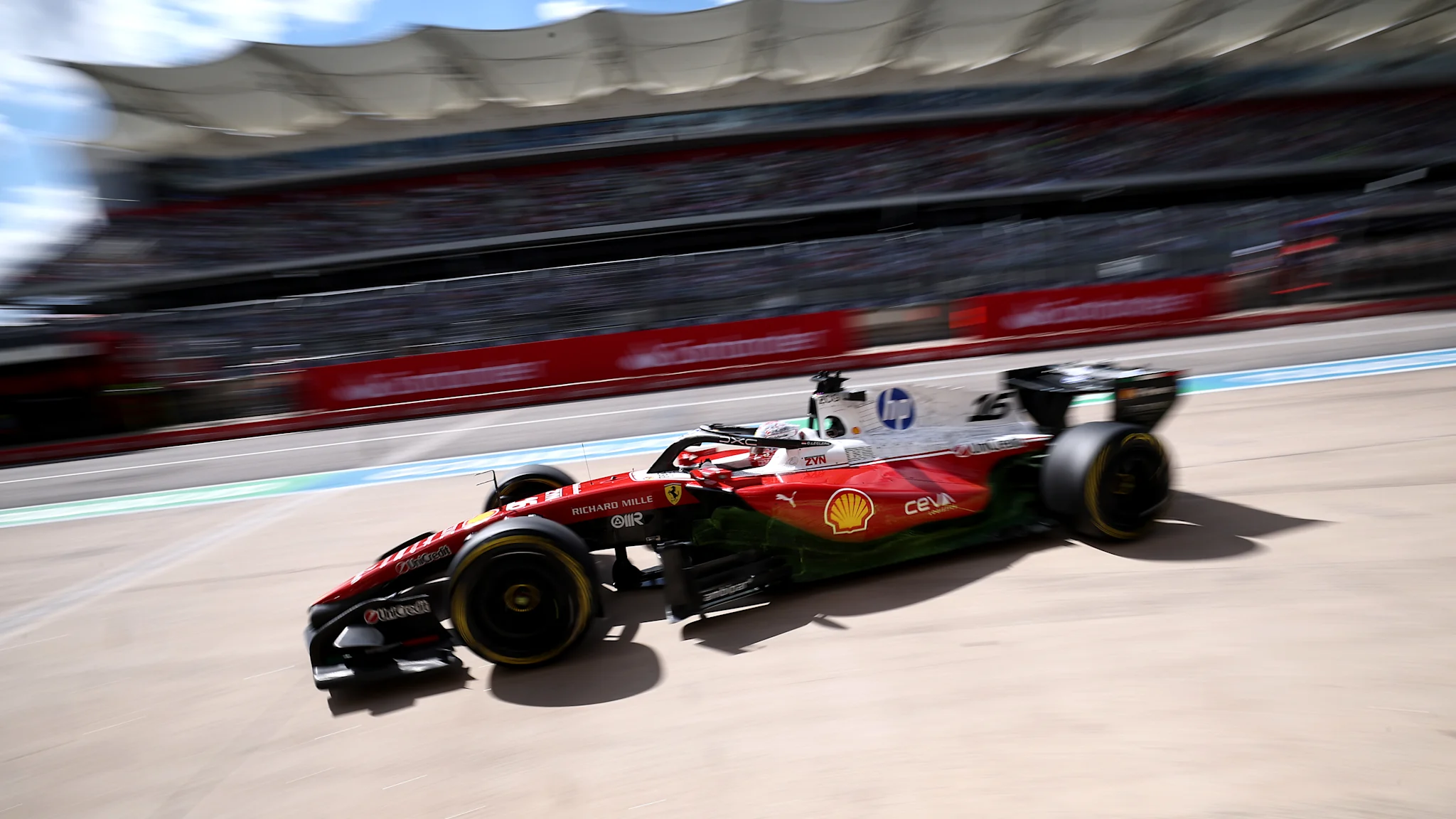Charles Leclerc during qualifying for the United States Grand Prix in Austin on October 24, 2026. The F1 season continues in Mexico City this weekend.